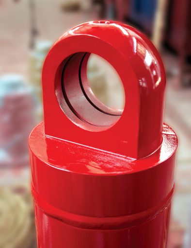 油缸噴漆效果